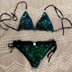 XL sequin bikini